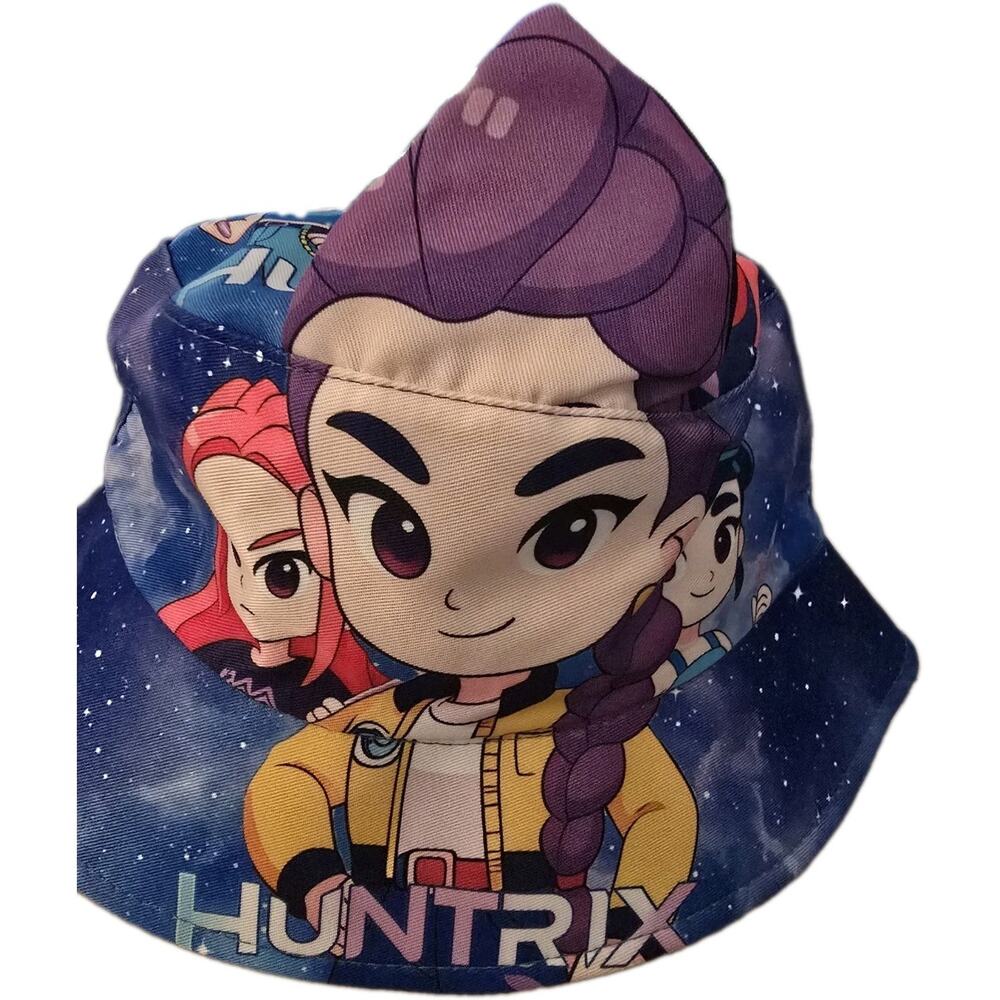KPOP Demon Hunters Kids Bucket Hat – Rumi, Mira, Zoey Beach Hat | Summer Sun Hat